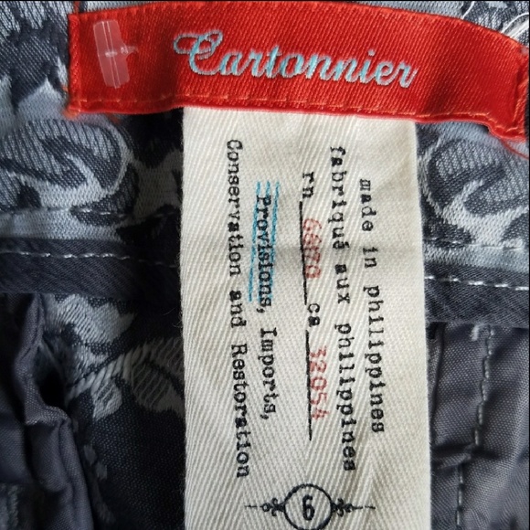 Cartonnier Tapestry Jacquard Floral Ankle Pants - Picture 7 of 8